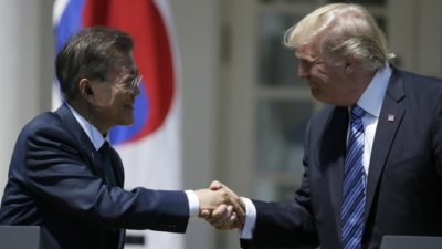 President South Korea Trump deserves Nobel Peace Prize