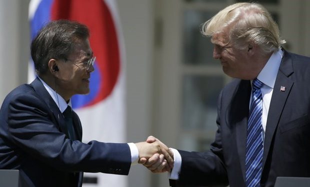 President South Korea Trump deserves Nobel Peace Prize