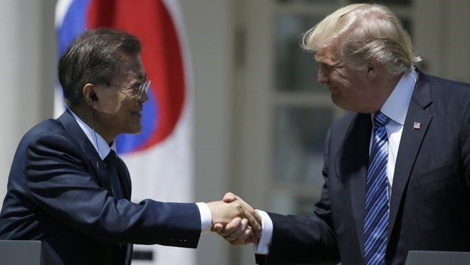 President South Korea Trump deserves Nobel Peace Prize