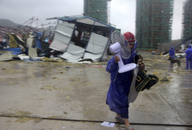 More than A Million People Evacuated for Transit Typhoon in China