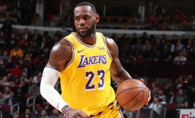 Basketball Players LA Lakers Second Defeat in NBA